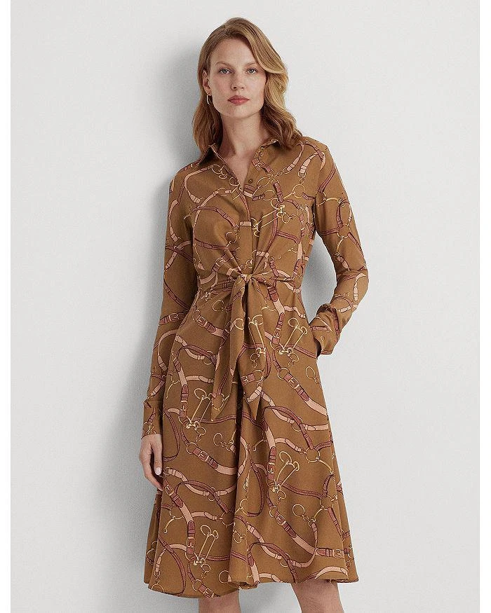 商品Ralph Lauren|Tie Waist Shirt Dress,价格¥702,第4张图片详细描述