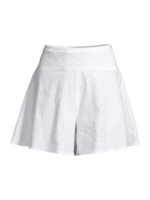 商品Vince|Flounce Linen-Blend Shorts,价格¥321,第3张图片详细描述