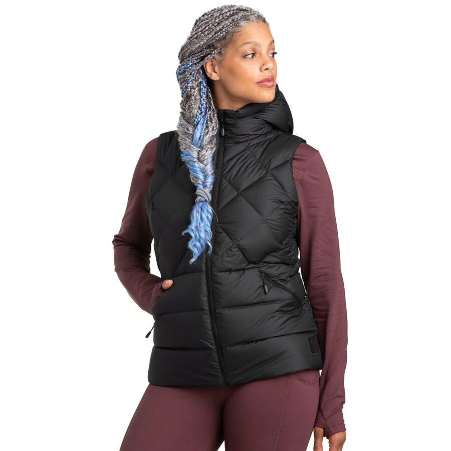 商品Outdoor Research|Coldfront Hooded Down Vest - Women's,价格¥821,第1张图片