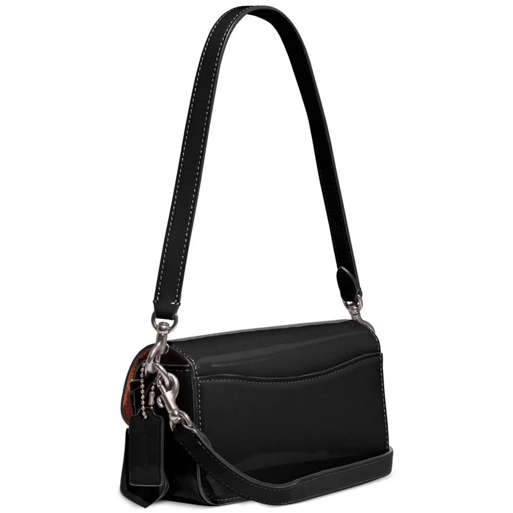 商品Coach|Patent Leather Studio Baguette Bag,价格¥2629,第3张图片详细描述