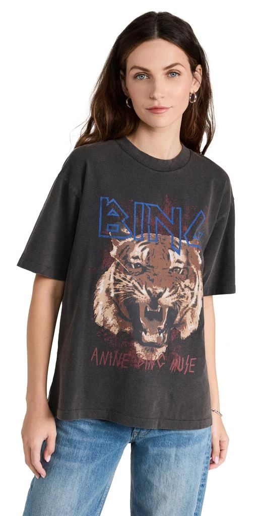 商品ANINE BING|ANINE BING 老虎图案 T 恤,价格¥737,第1张图片