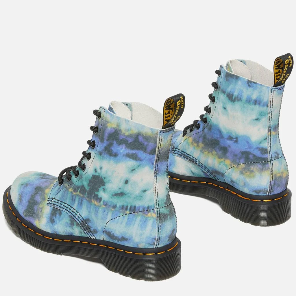 商品Dr. Martens|DR. MARTENS WOMEN'S 1460 PASCAL SUMMER TIE DYE SUEDE 8-EYE BOOTS - BLUE,价格¥821,第3张图片详细描述