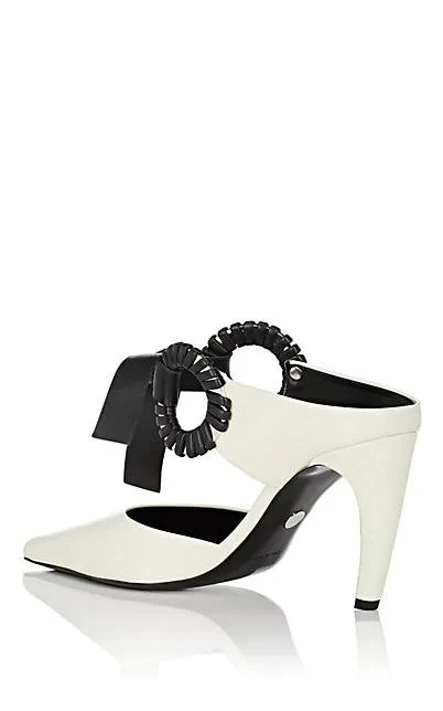 商品Proenza Schouler|Leather Ankle-Tie Mules,价格¥2924,第3张图片详细描述