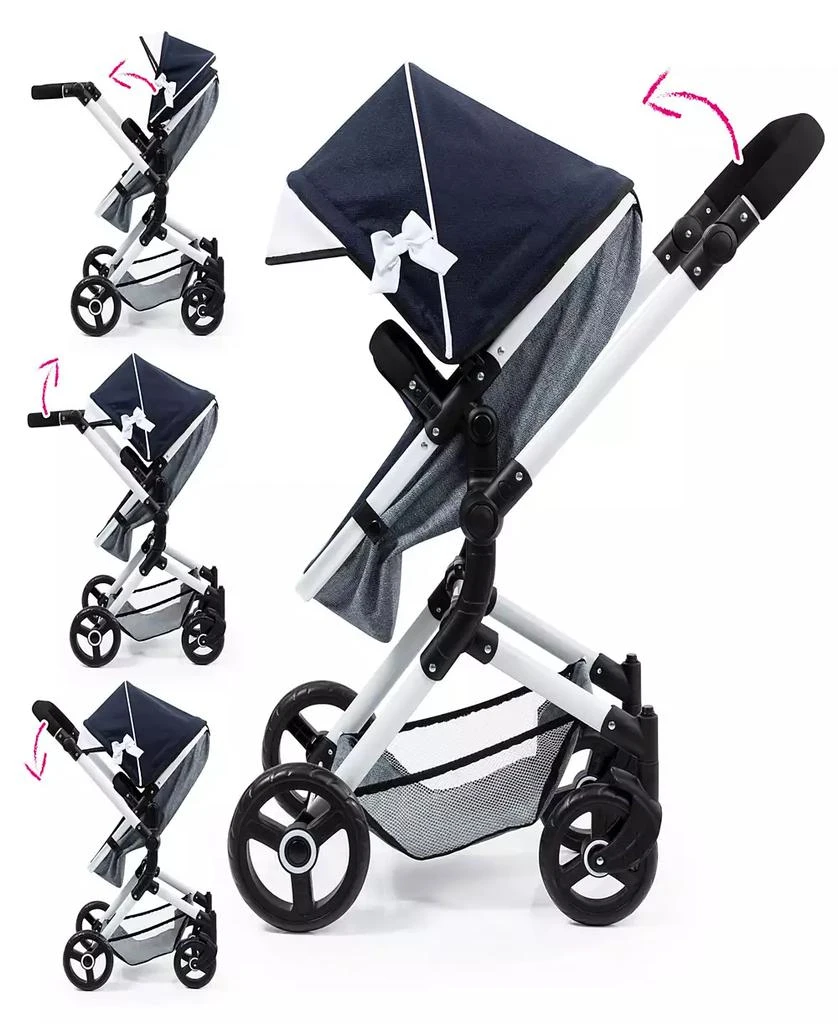 Dolls Blue, Grey, White Pram Neo Vario 商品