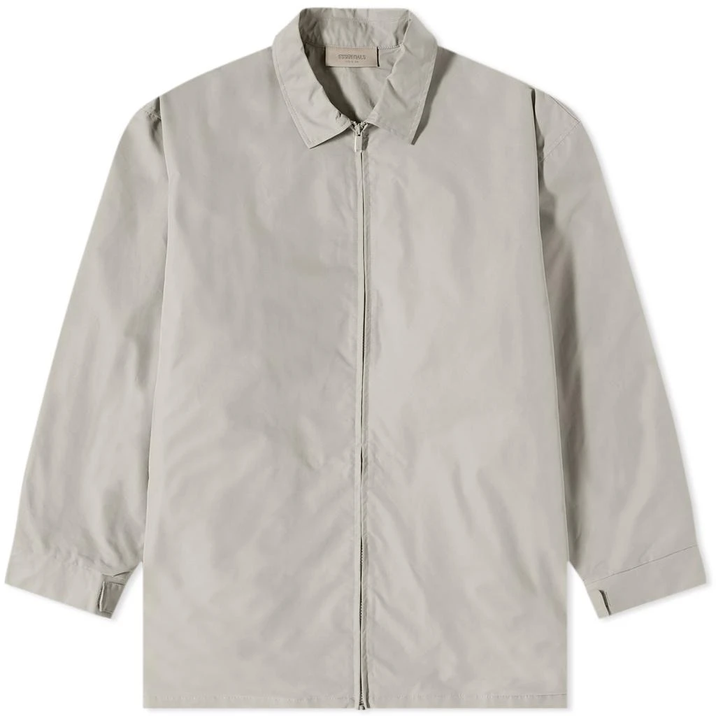 商品Essentials|Fear of God Essentials Woven Twill Barn Jacket - Seal,价格¥1142,第1张图片