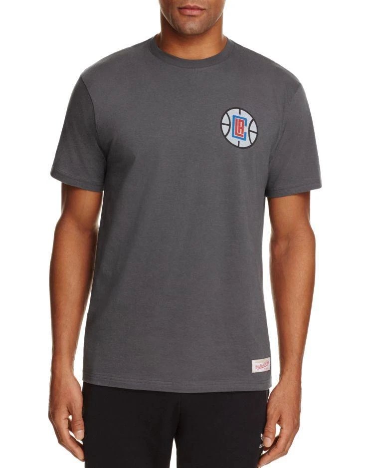 商品Mitchell & Ness|Los Angeles Clippers Wordmark NBA Logo Tee - 100% Exclusive,价格¥157,第1张图片