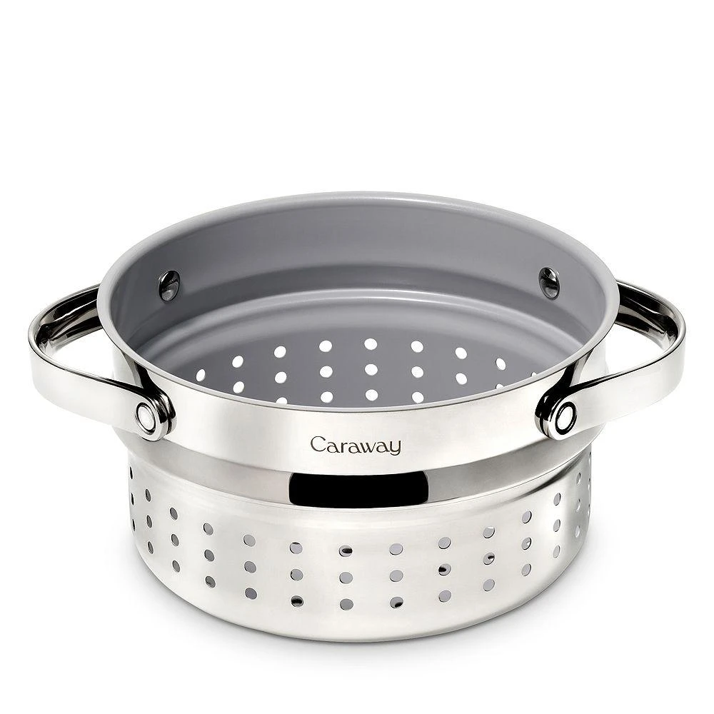 商品Caraway|Stainless Steel Nonstick Saucepan Steamer,价格¥417,第1张图片