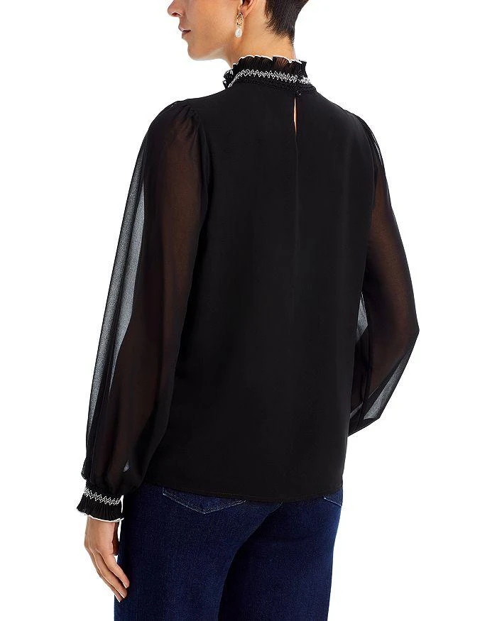 商品Karl Lagerfeld Paris|High Neck Blouse,价格¥445,第2张图片详细描述