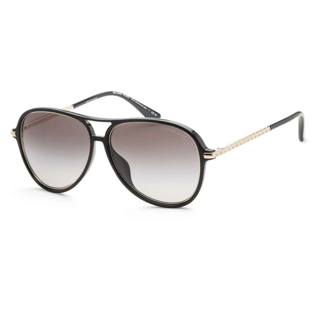 商品Michael Kors|Michael Kors 黑色 Aviator 太阳镜,价格¥377,第1张图片