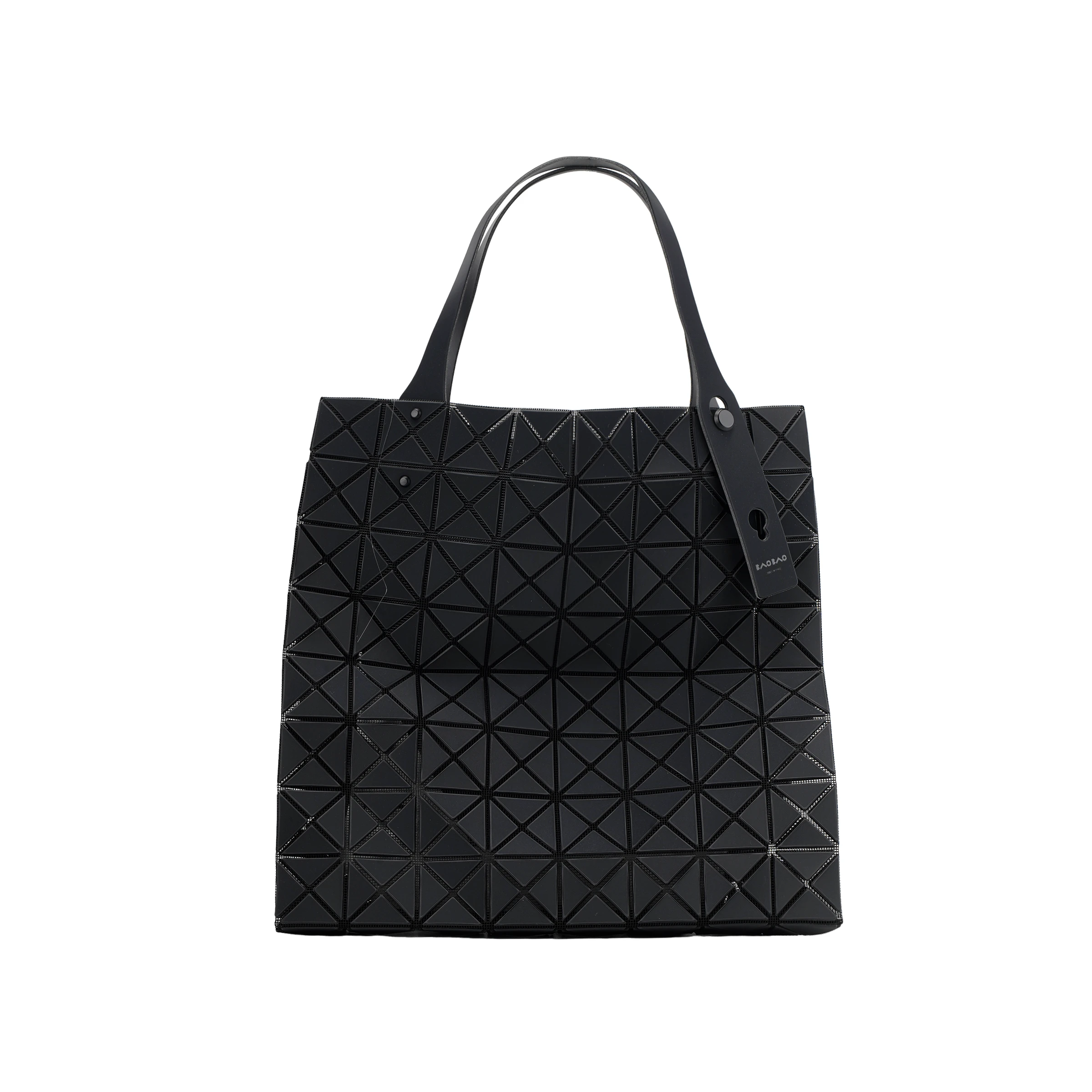 商品[国内直发] Issey Miyake|三宅一生 Prism 四月限定纯色简约金属质感 聚酯纤维 托特包Tote包购物袋手提包 女款 黑色,价格¥3926,第1张图片