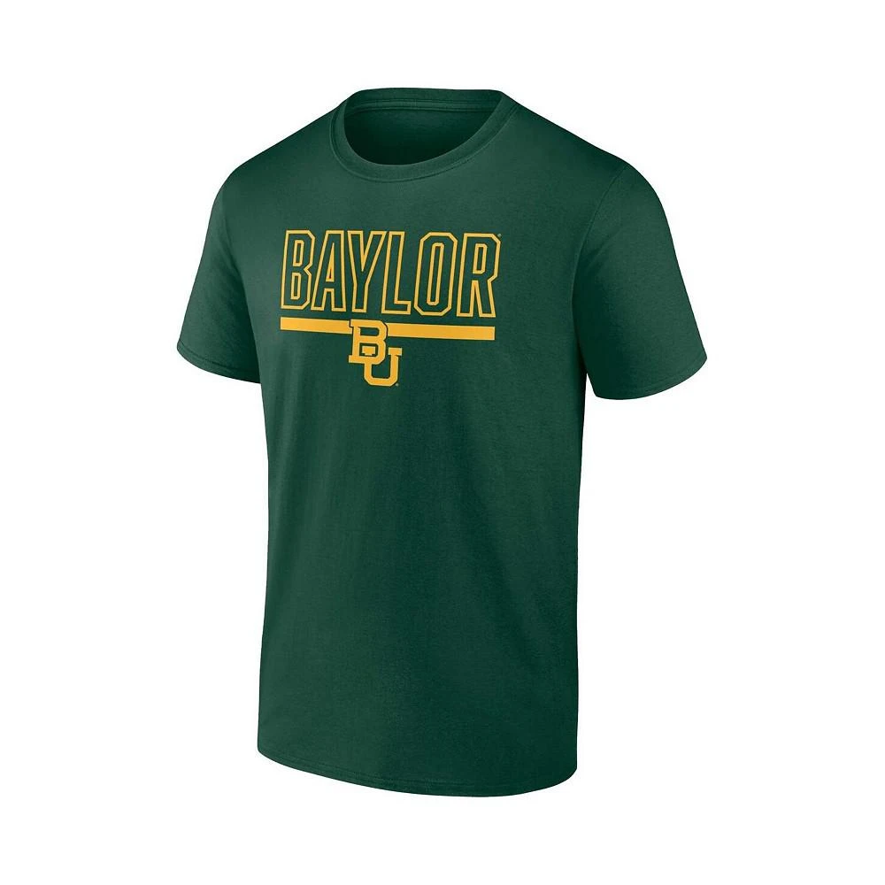 商品Fanatics|Men's Branded Green Baylor Bears Classic Inline Team T-shirt,价格¥190,第3张图片详细描述