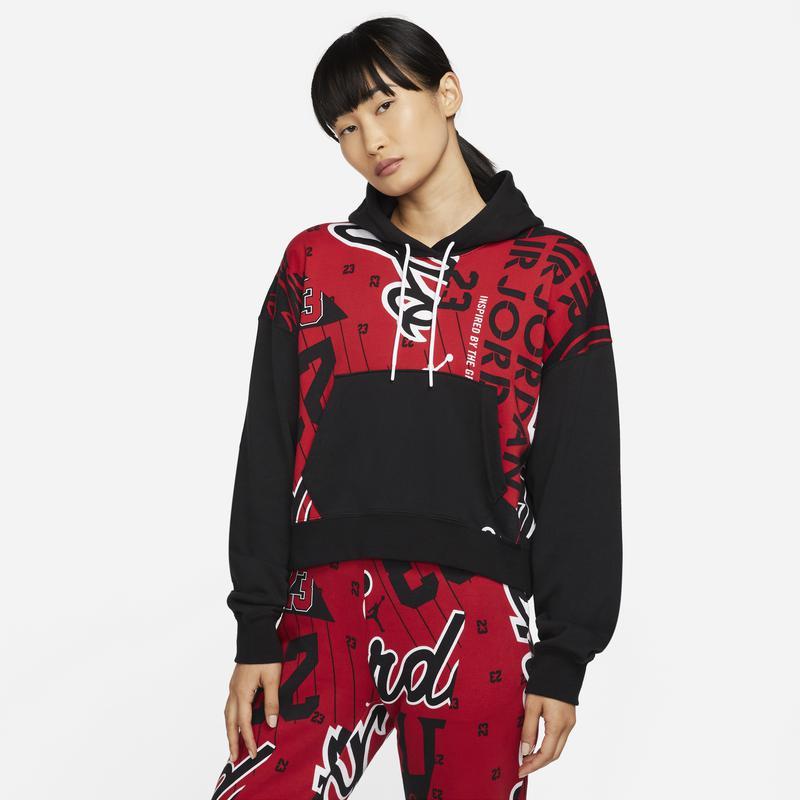 商品Jordan|Jordan AOP Fleece Hoodie - Women's,价格¥515,第1张图片