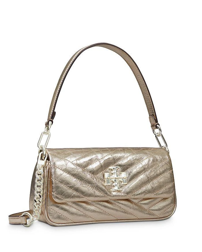 商品Tory Burch|Kira Chevron Metallic Small Flap Shoulder Bag,价格¥2952,第3张图片详细描述