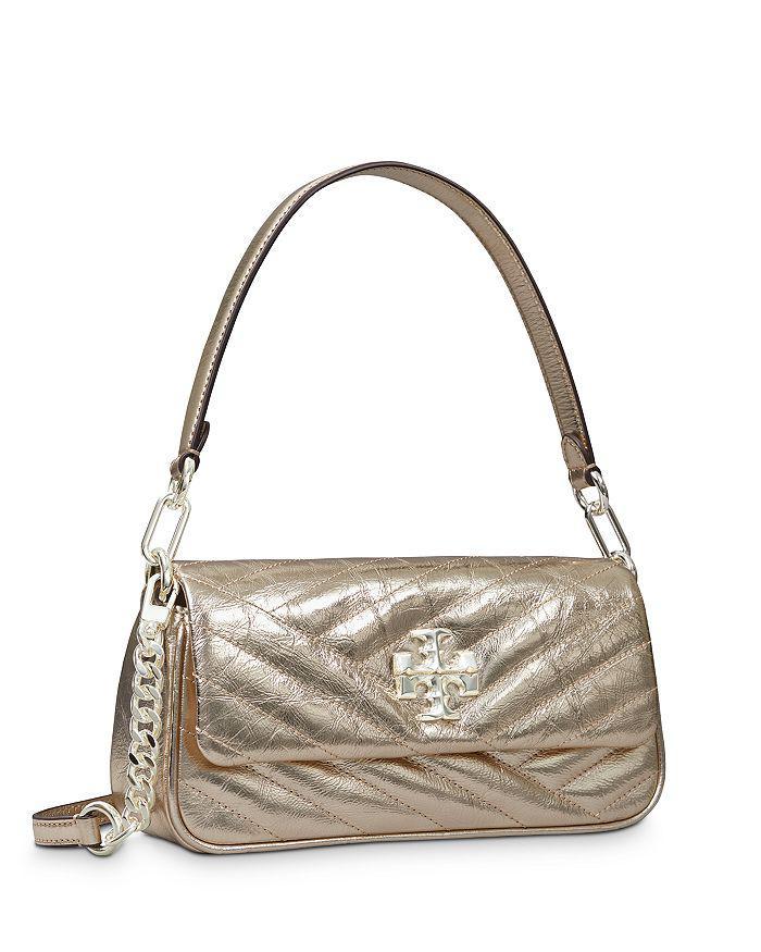 商品Tory Burch|Kira Chevron Metallic Small Flap Shoulder Bag,价格¥2922,第5张图片详细描述