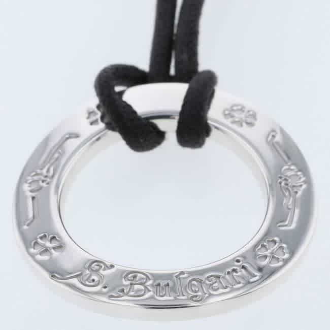商品BVLGARI|Bvlgari Save The Children Sterling Silver Disc Cord Pendant Necklace,价格¥2096,第4张图片详细描述