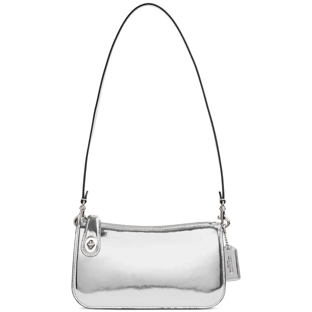 商品Coach|Mirror Metallic Leather Penn,价格¥1681,第1张图片