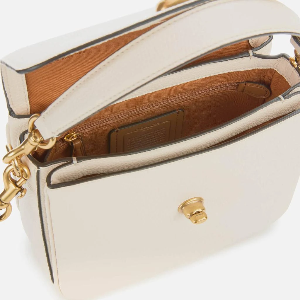 商品Coach|Coach Cassie Polished Pebbled Leather Crossbody 19 - Chalk,价格¥2801,第5张图片详细描述