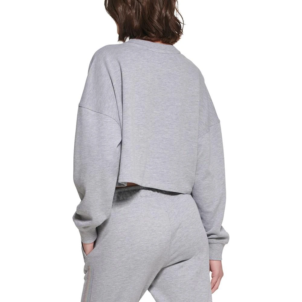 商品Calvin Klein|Women's Pride Embroidered Logo Cropped Sweatshirt,价格¥149,第2张图片详细描述