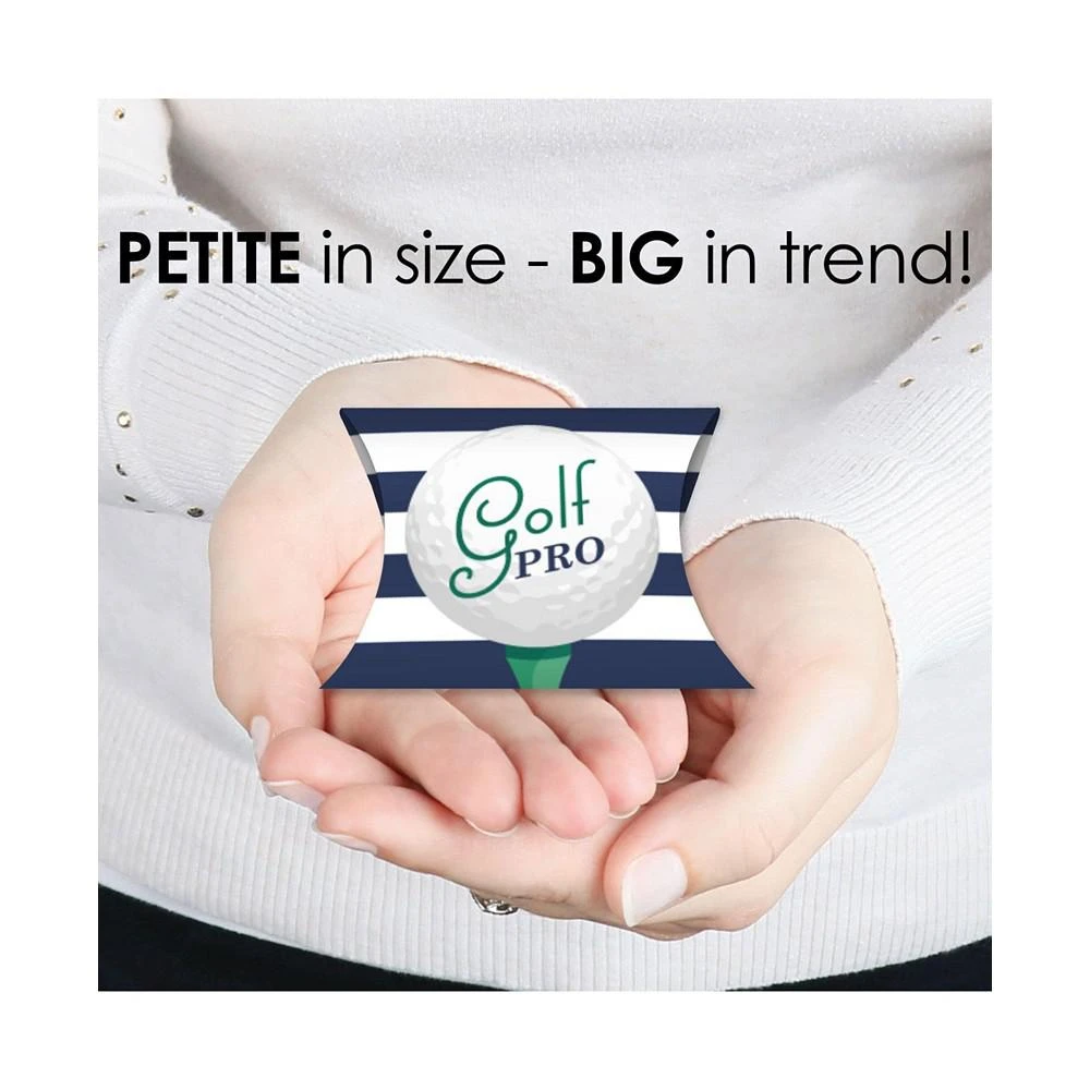 商品Big Dot of Happiness|Par-Tee Time - Golf - Favor Gift Boxes - Birthday or Retirement Party Petite Pillow Boxes - Set of 20,价格¥127,第3张图片详细描述