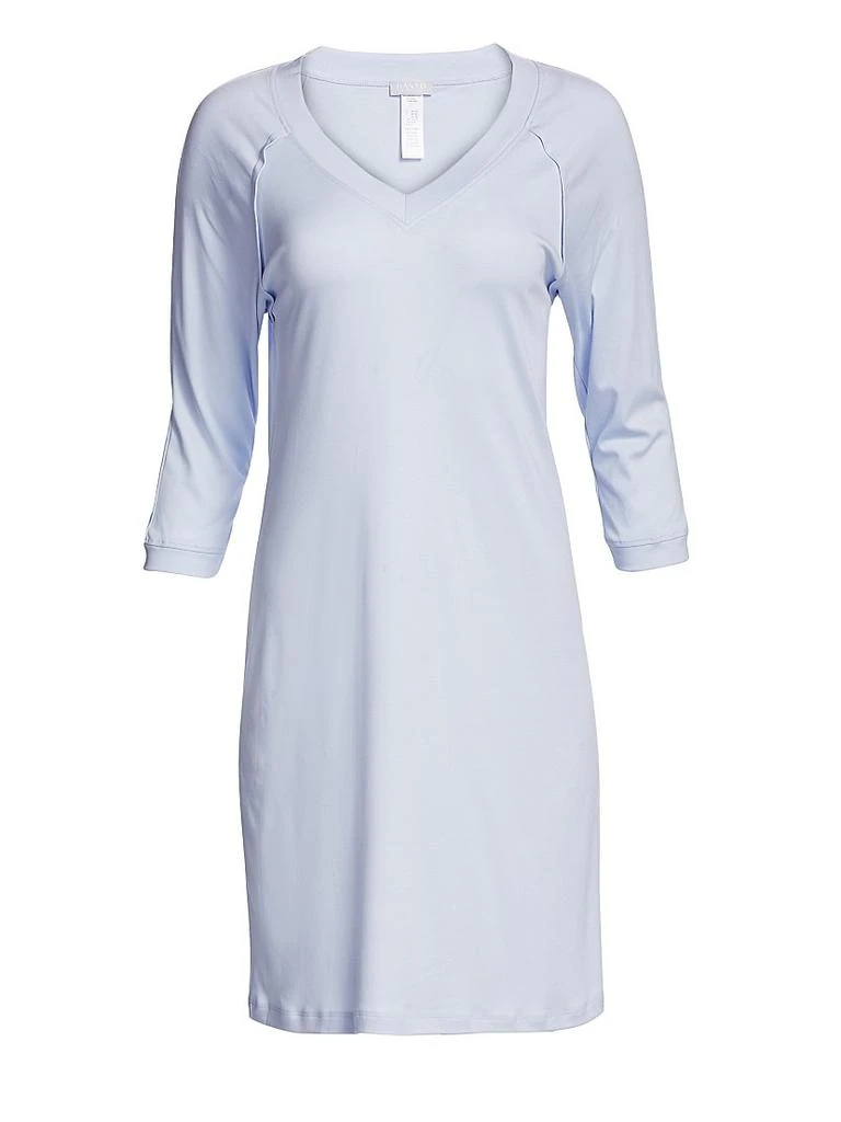 商品Hanro|Pure Essence Three-Quarter Sleeve Gown,价格¥1365,第3张图片详细描述