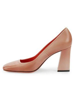 商品Santoni|Block Heel Pumps,价格¥6720,第4张图片详细描述