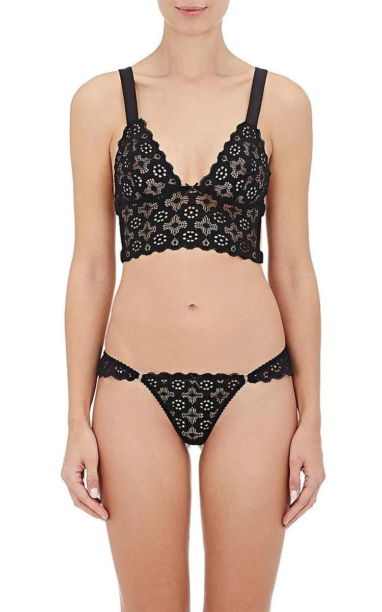 商品Fleur du Mal|Crochet Lace Longline Bralette,价格¥718,第1张图片