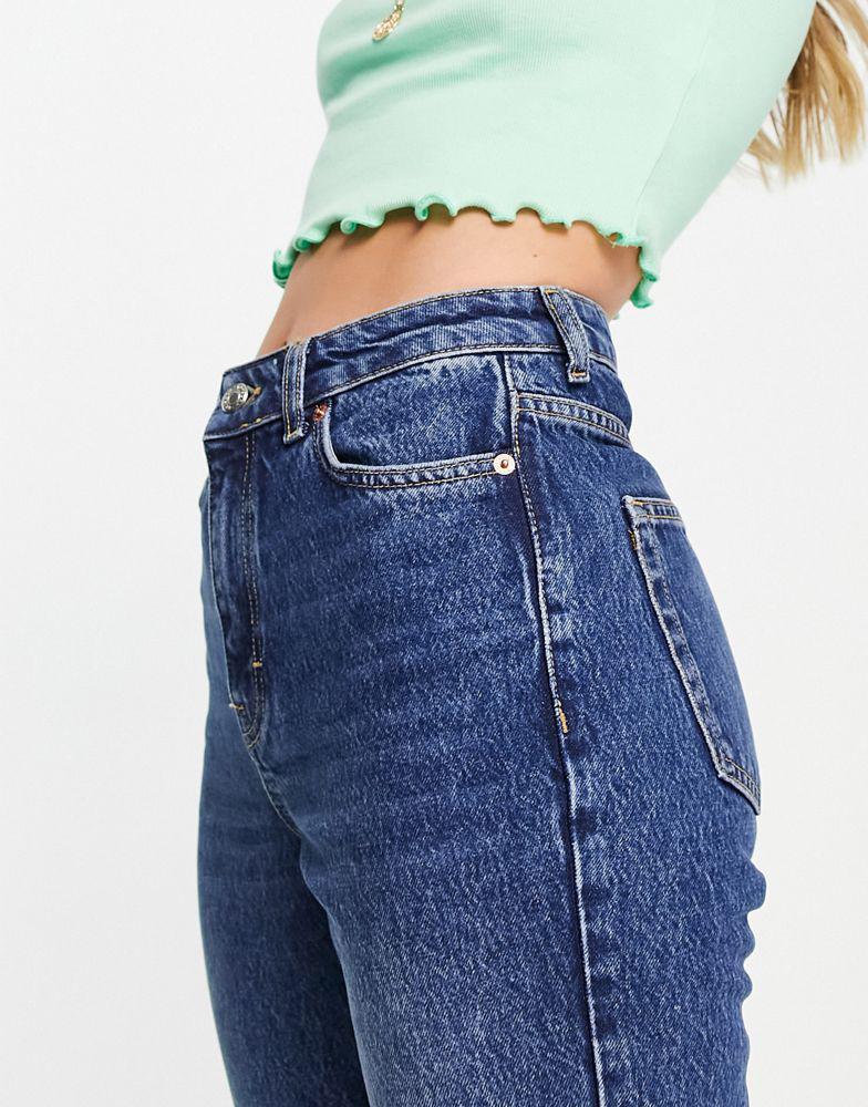 商品Topshop|Topshop mom jeans in indigo,价格¥176,第5张图片详细描述