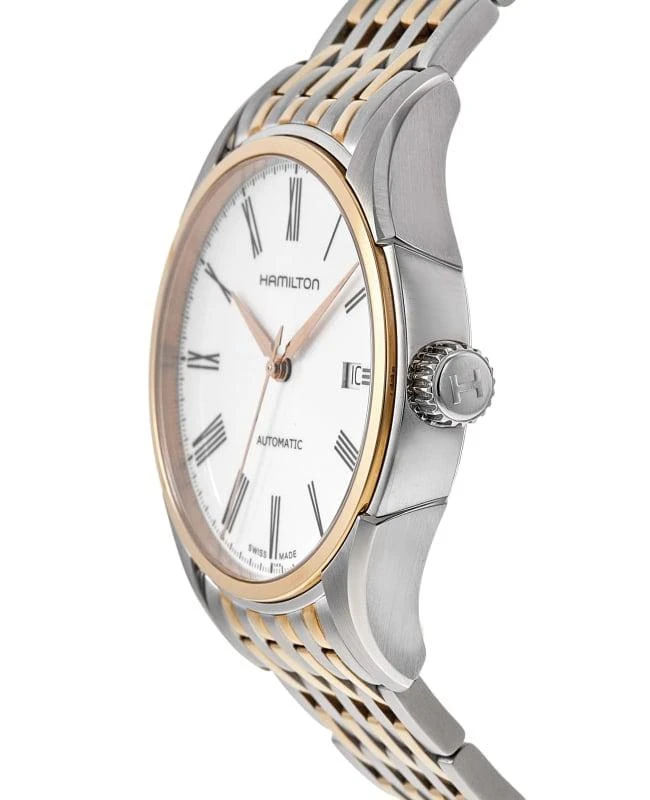商品Hamilton|Hamilton American Classic Valiant Auto White Dial Two-Tone Steel Men's Watch H39525214,价格¥3961,第3张图片详细描述