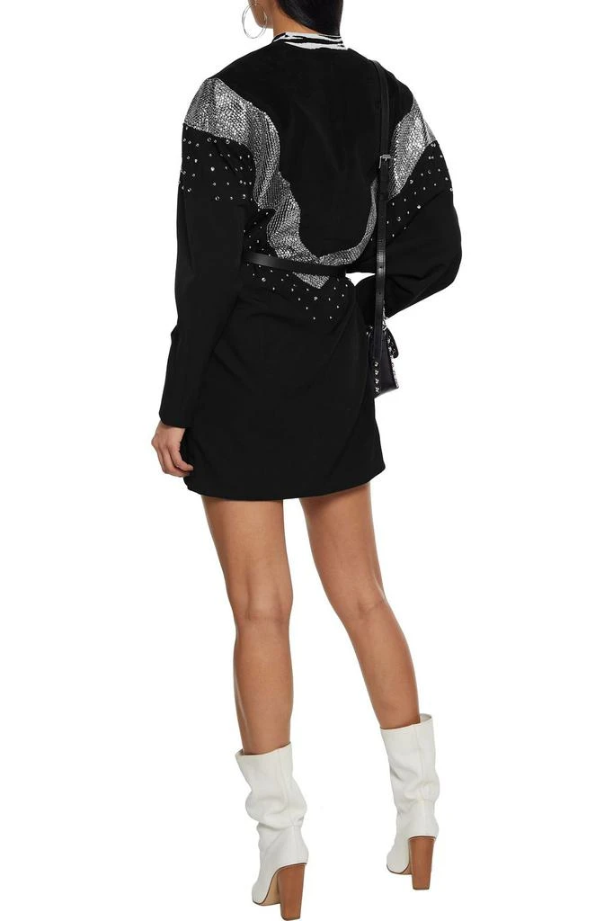 商品Isabel Marant|Victoria embellished cotton-moleskin and wool-twill mini dress,价格¥3716,第1张图片