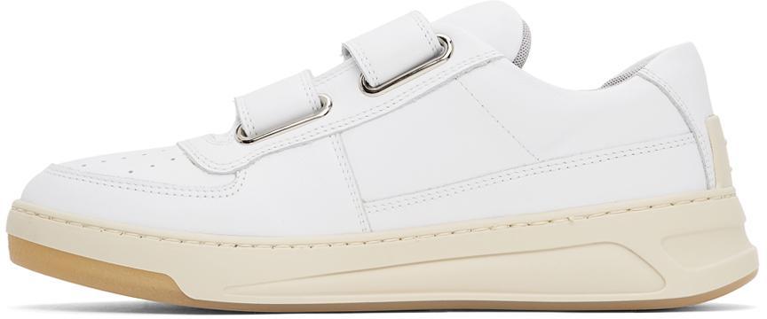 商品Acne Studios|White Velcro Perey Sneakers,价格¥2441,第5张图片详细描述