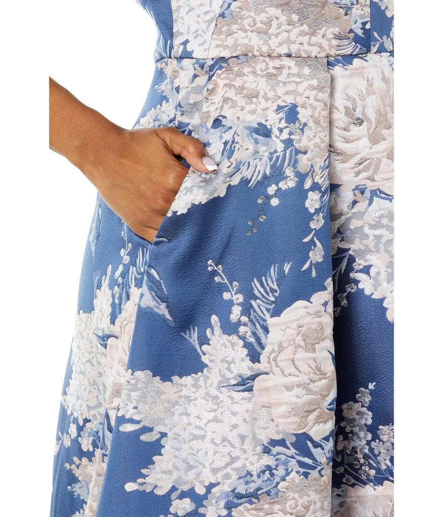 商品Vince Camuto|Jacquard Cap Sleeve Fit-and-Flare,价格¥759,第3张图片详细描述