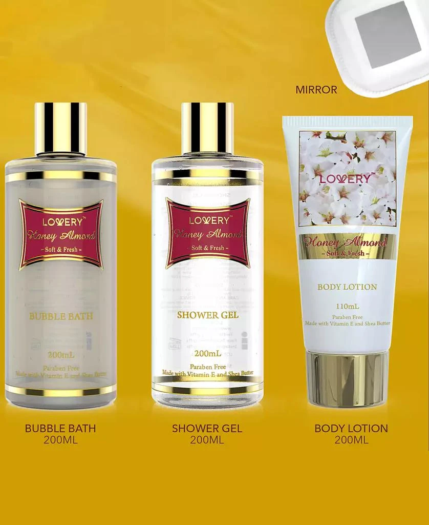 商品Lovery|14-Pc. Honey Almond Bath & Body Care Gift Set,价格¥282,第2张图片详细描述