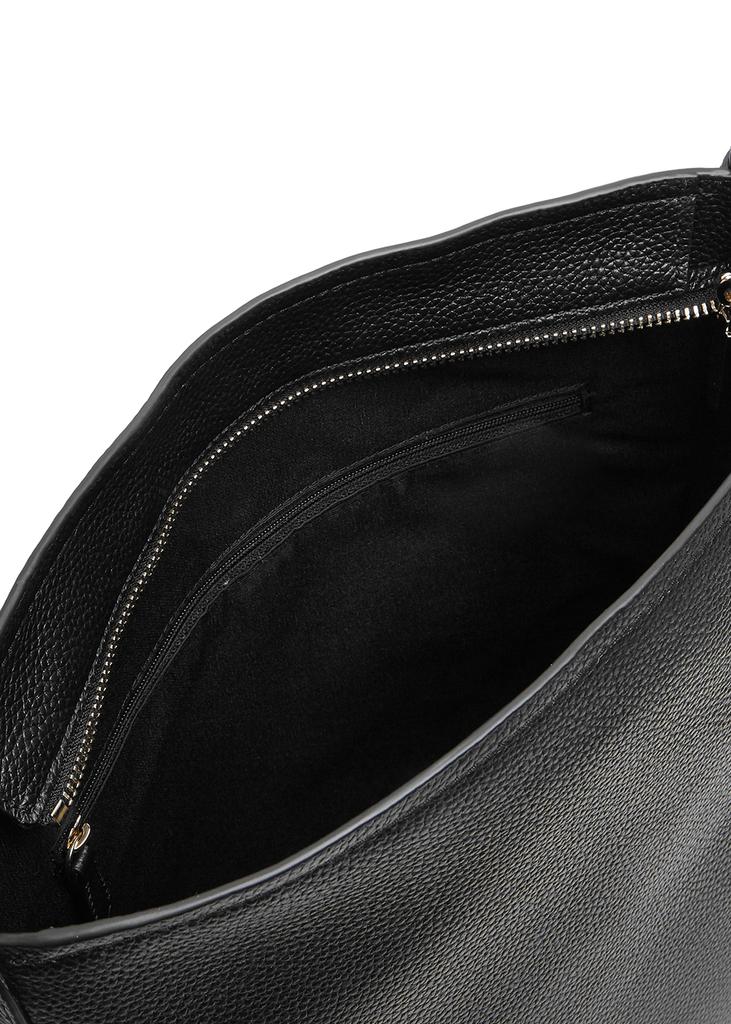 Hudson large black leather hobo bag商品第4张图片规格展示