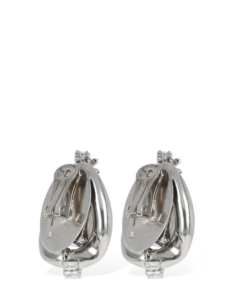 商品Alessandra Rich|Chain Earrings W/ Crystals,价格¥901,第2张图片详细描述