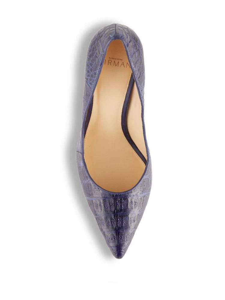 商品Alexandre Birman|Caddy Crocodile Point-Toe Pumps,价格¥3153,第4张图片详细描述