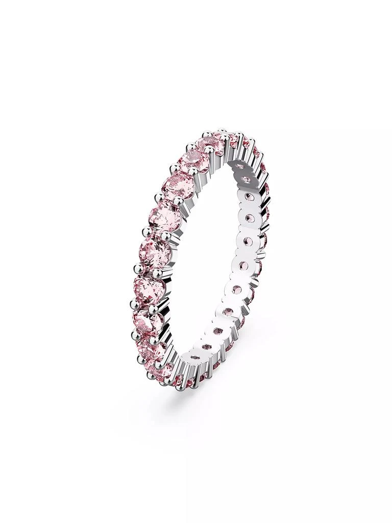商品Swarovski|Matrix Rhodium-Plated &amp; Crystal Eternity Band,价格¥888,第2张图片详细描述