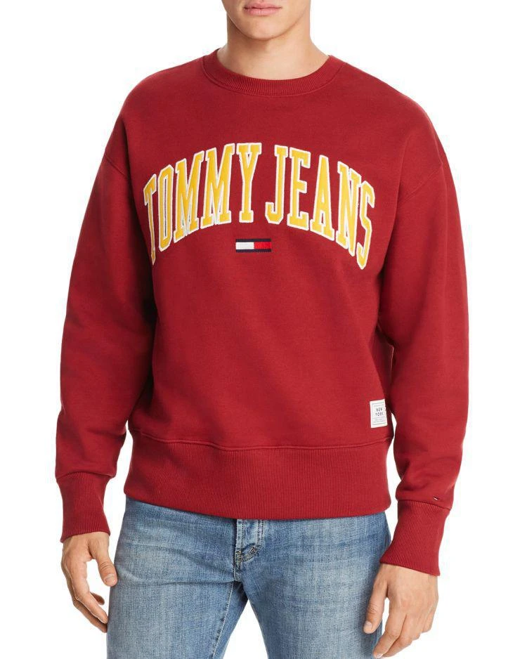 商品Tommy Hilfiger|Tommy Jeans Collegiate Crewneck Sweatshirt,价格¥659,第1张图片