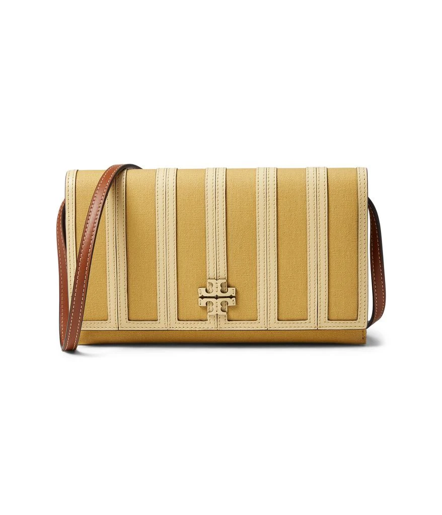 商品Tory Burch|McGraw Canvas Panel Wallet Crossbody,价格¥1935,第1张图片