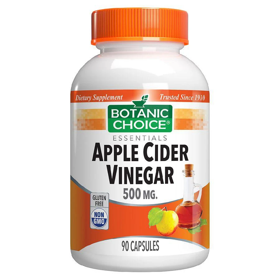 商品Botanic Choice|Apple Cider Vinegar 500 mg Capsules,价格¥117,第1张图片