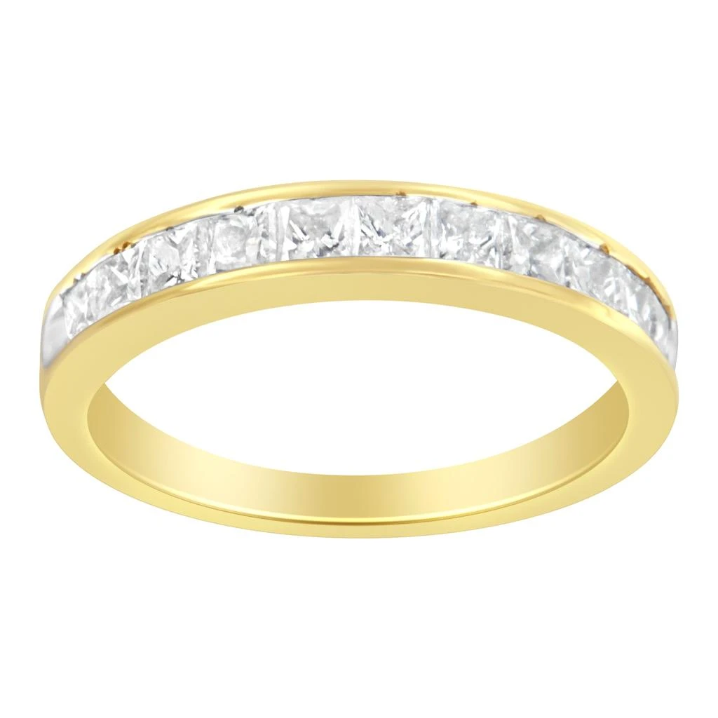 商品Haus of Brilliance|Women's 18K White Gold Princess Cut Diamond Band Ring,价格¥18757,第2张图片详细描述