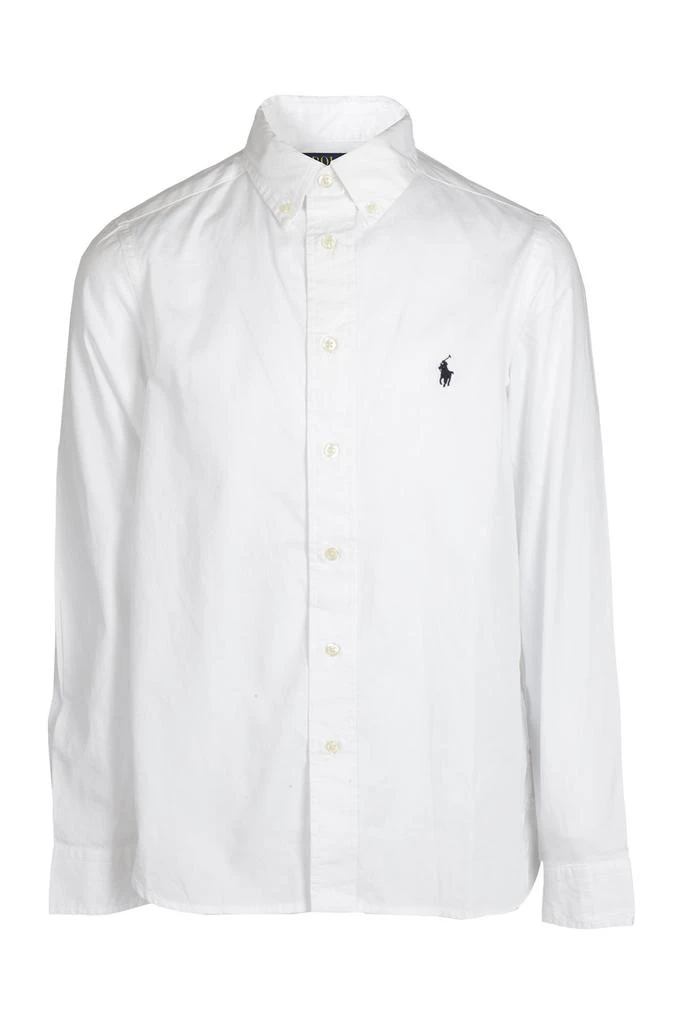 商品Ralph Lauren|Ralph Lauren Kids Logo Embroidered Long Sleeved Shirt,价格¥381,第1张图片