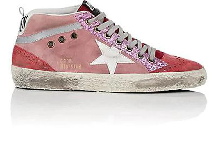 商品Golden Goose|Women's Mid Star Suede Sneakers,价格¥2673,第1张图片