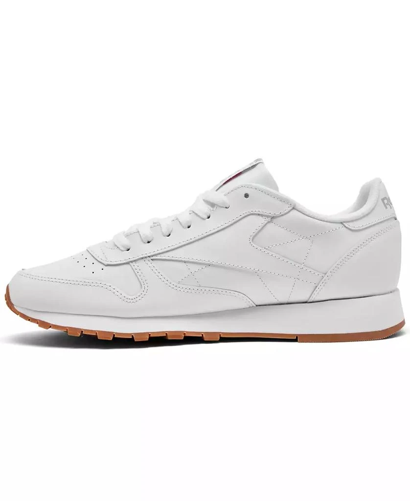 商品Reebok|Men's Classic Leather Casual Sneakers from Finish Line,价格¥262,第3张图片详细描述