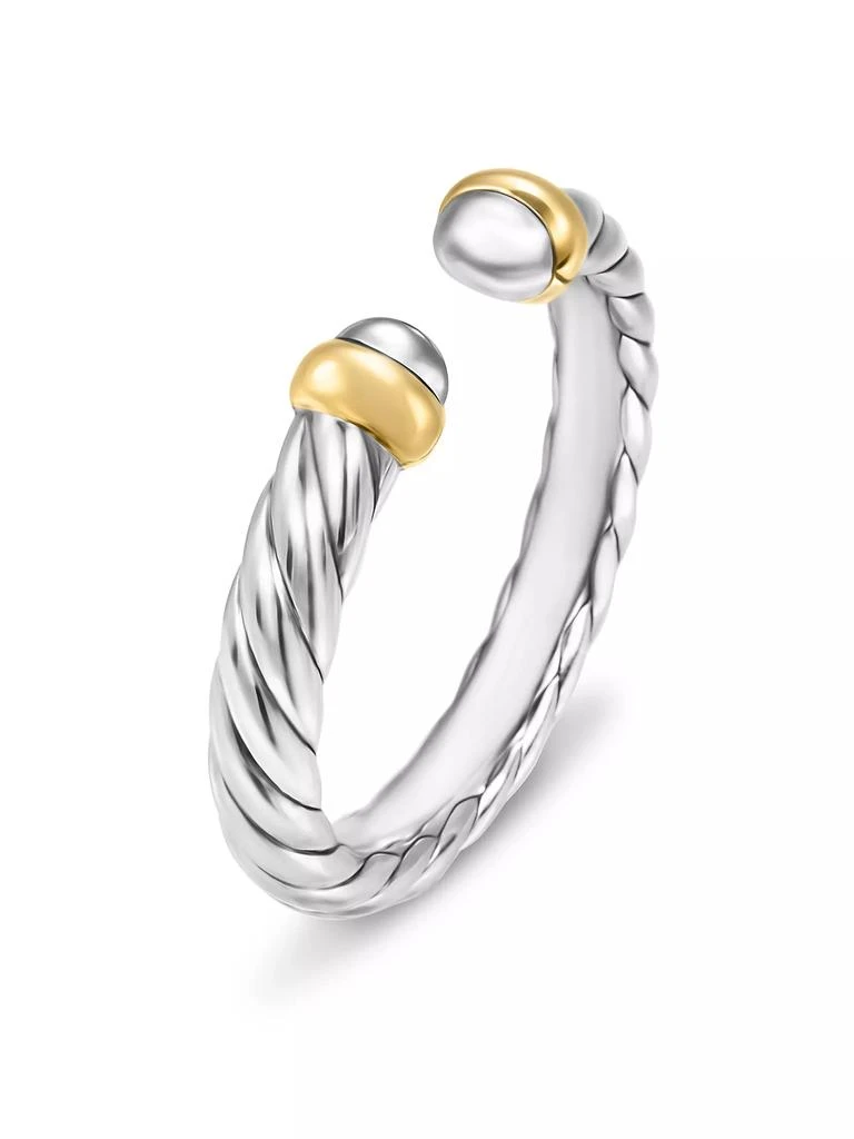 商品David Yurman|Petite Cable Ring in Sterling Silver,价格¥2212,第2张图片详细描述