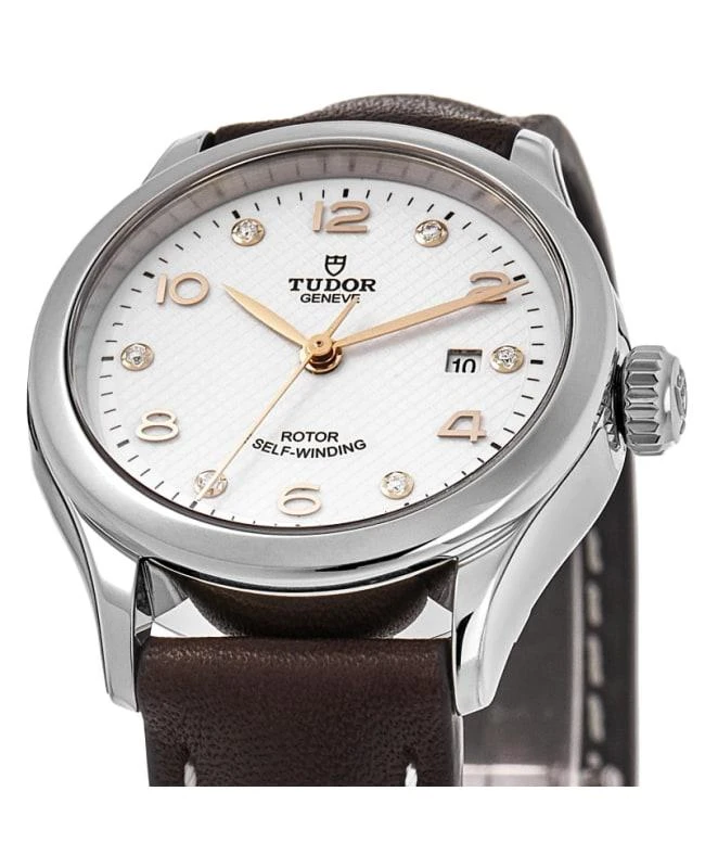 商品Tudor|Tudor 1926 28mm White Diamond Dial Leather Strap Women's Watch M91350-0014,价格¥16336,第2张图片详细描述