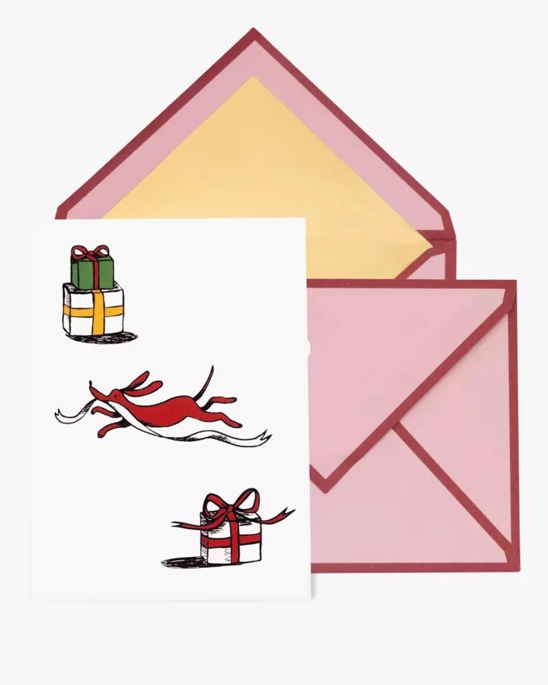 商品Kate Spade|Holiday Party Assorted Holiday Cards Set,价格¥135,第4张图片详细描述