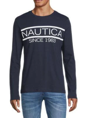 商品Nautica|Logo Long Sleeve T Shirt,价格¥40,第1张图片