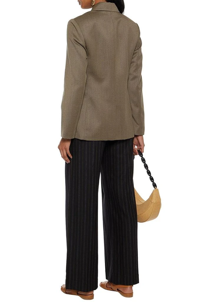 商品Vince|Double-breasted wool-blend twill blazer,价格¥809,第1张图片