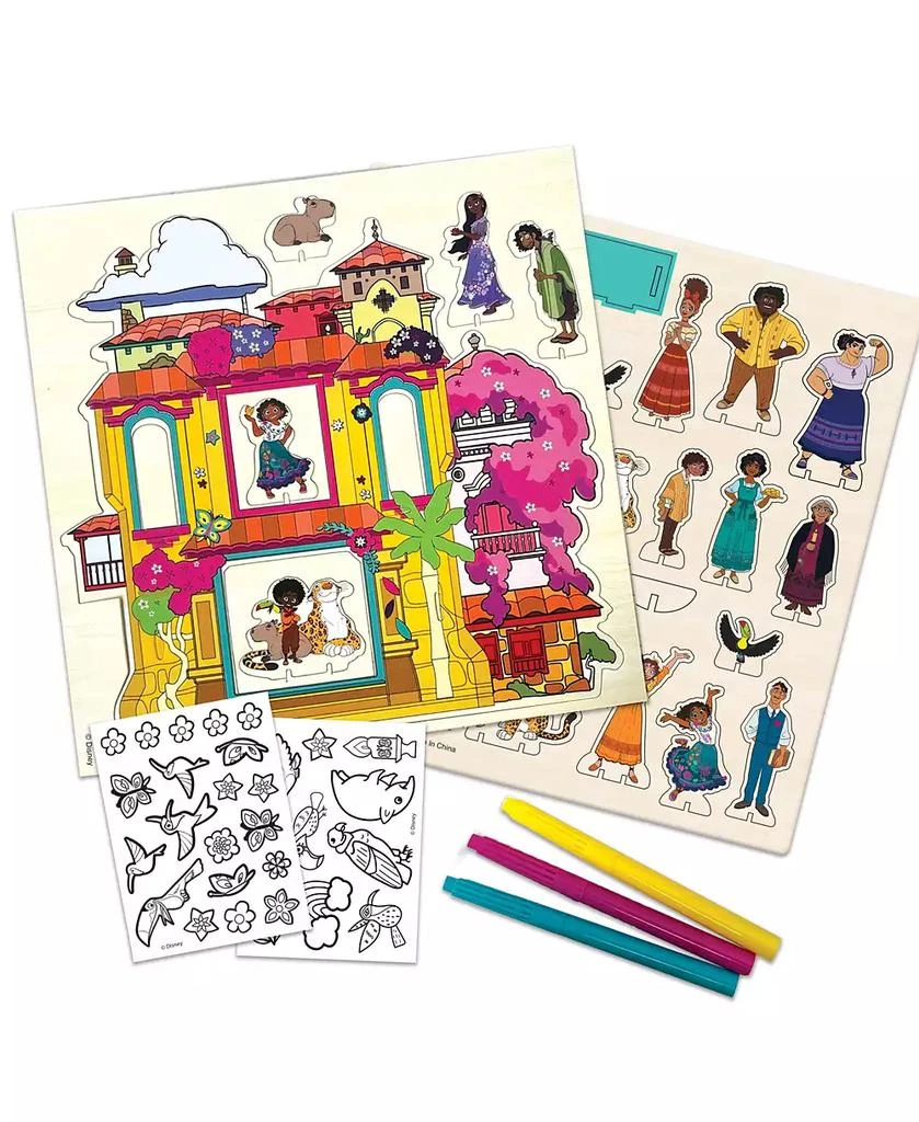 商品Disney|Encanto Wood Casita Activity Building Decorating Set, 11 Piece,价格¥126,第4张图片详细描述