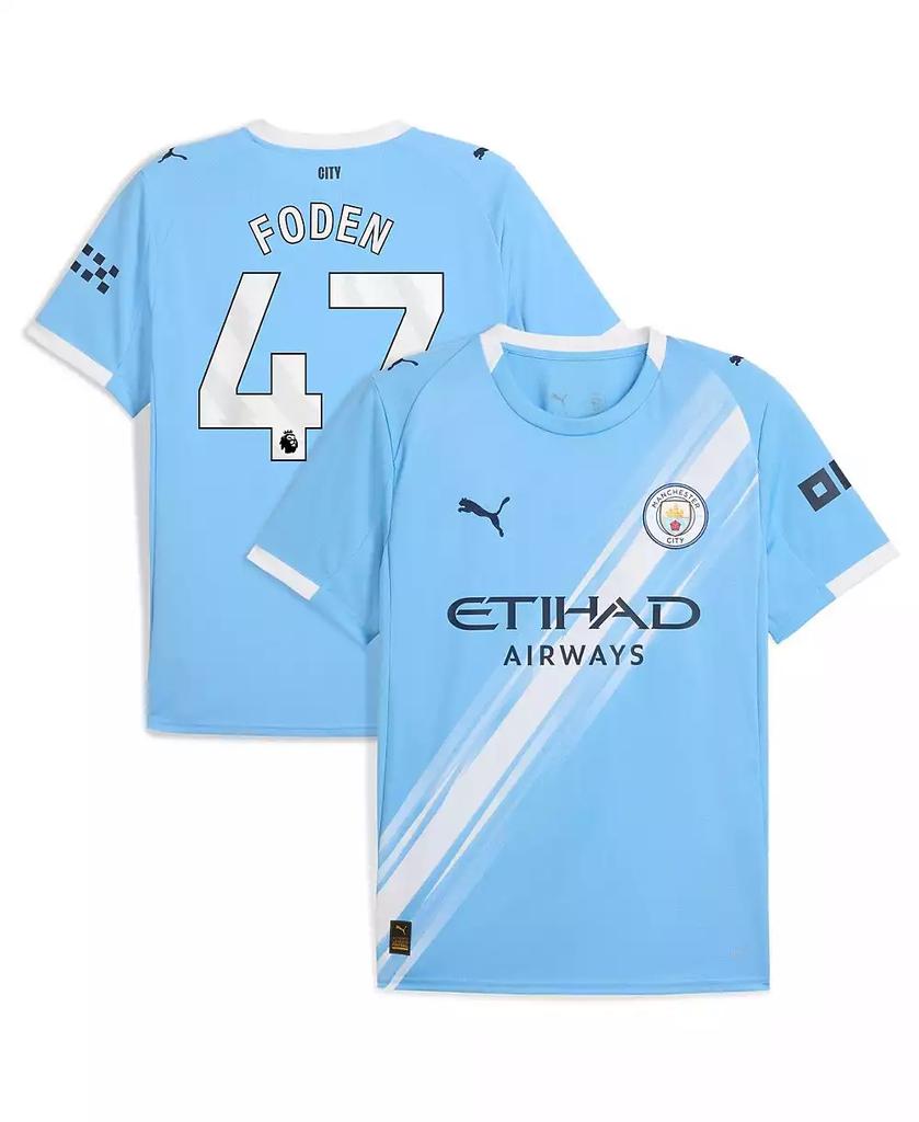 Maglia replica da uomo Phil Foden, colore azzurro cielo, del Manchester City, stagione 2025/26, per le partite in casa. image 2